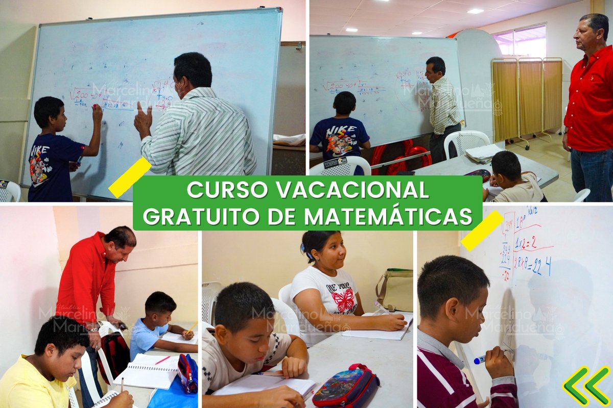 Curso de Matemáticas para niños y jóvenes en Coronel Marcelino Maridueña