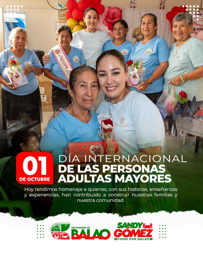 Balao rinde homenaje a los adultos mayores con un reconocimiento especial