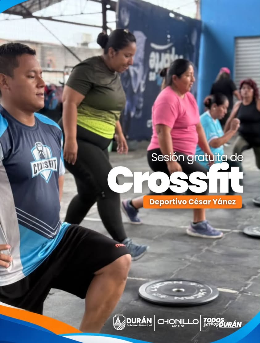 Sesiones gratuitas de CrossFit ya están disponibles en el Deportivo César Yáñez de Durán