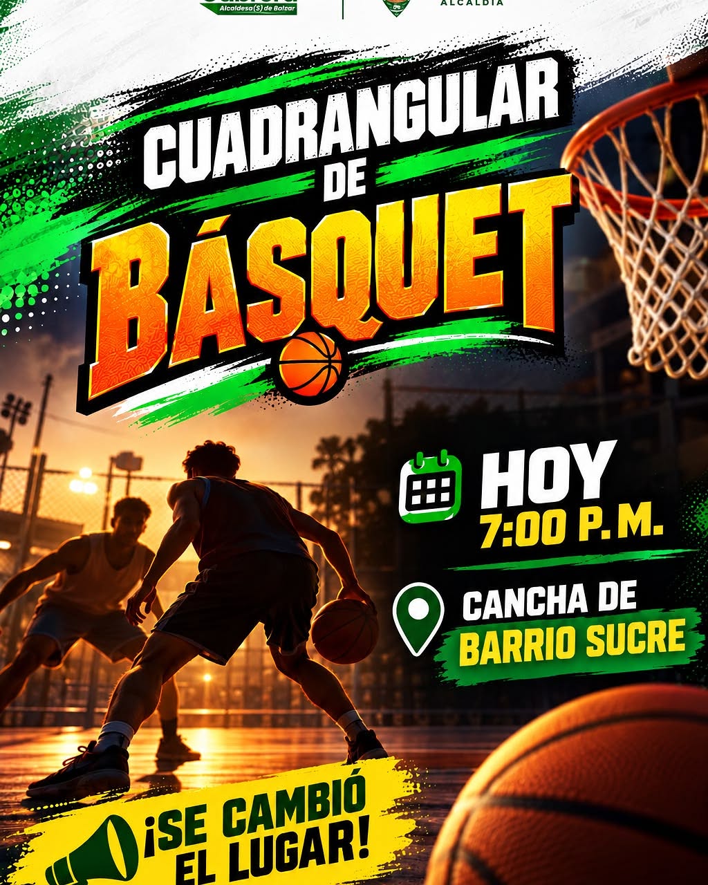 Cancha de Barrio Sucre será sede del Cuadrangular de Básquet en Balzar