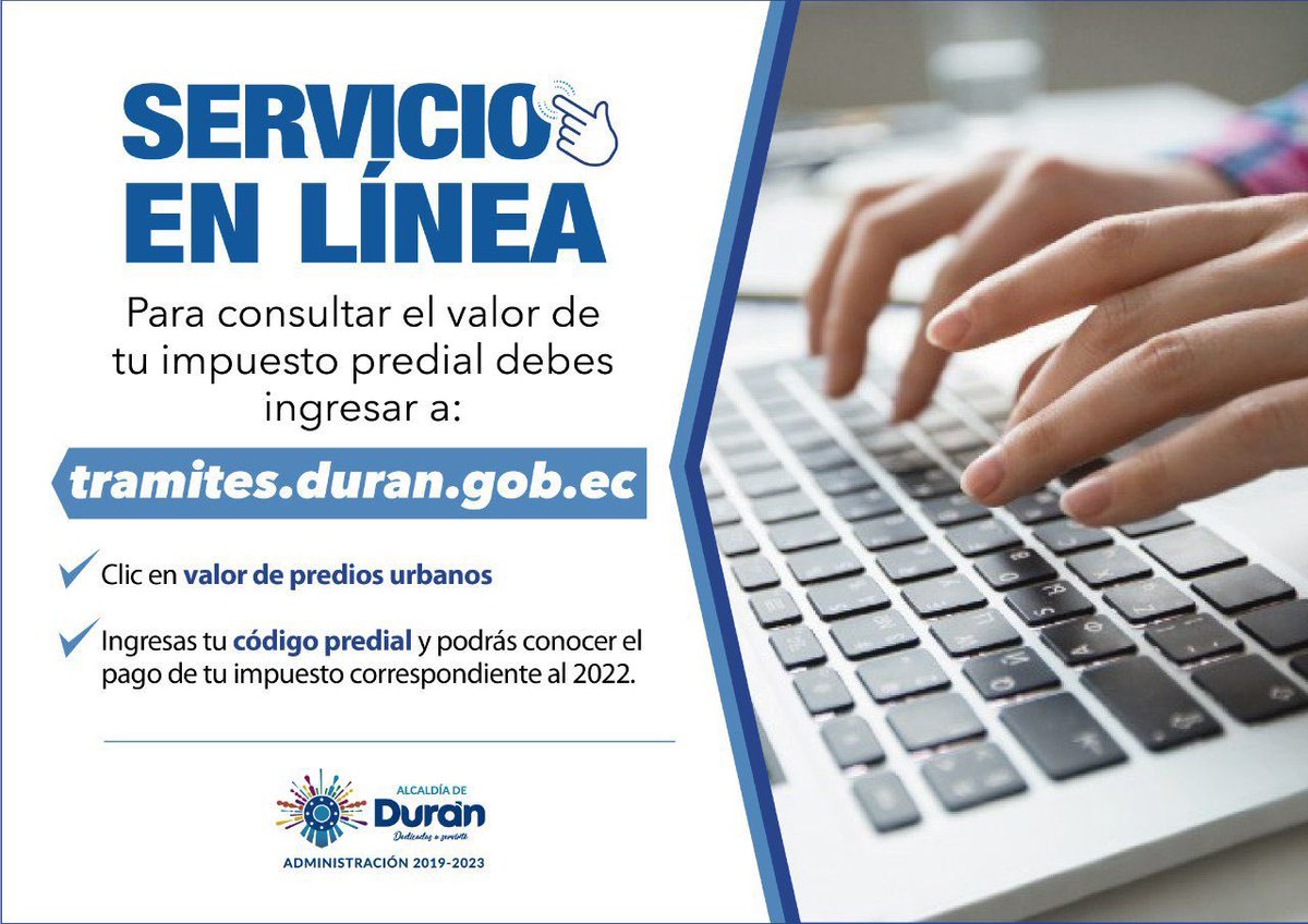 Durán: Consulta online el valor del impuesto predial 2022