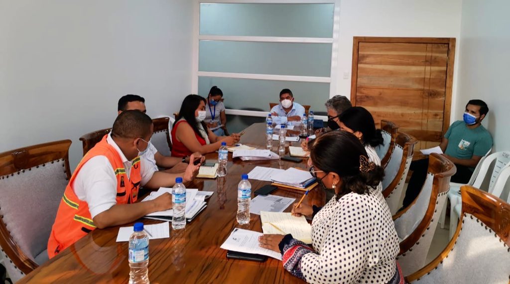 Mesa Técnica revisó acciones para atender a afectados por lluvias en Santa Lucía
