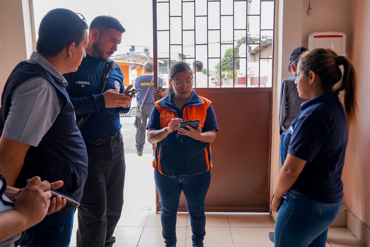 Inspección en Durán para evaluar refugios ante El Niño