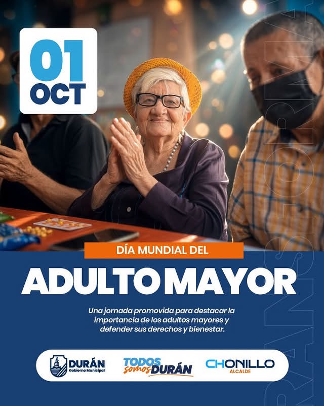 Durán celebra el Día Mundial del Adulto Mayor con enfoque en derechos y participación