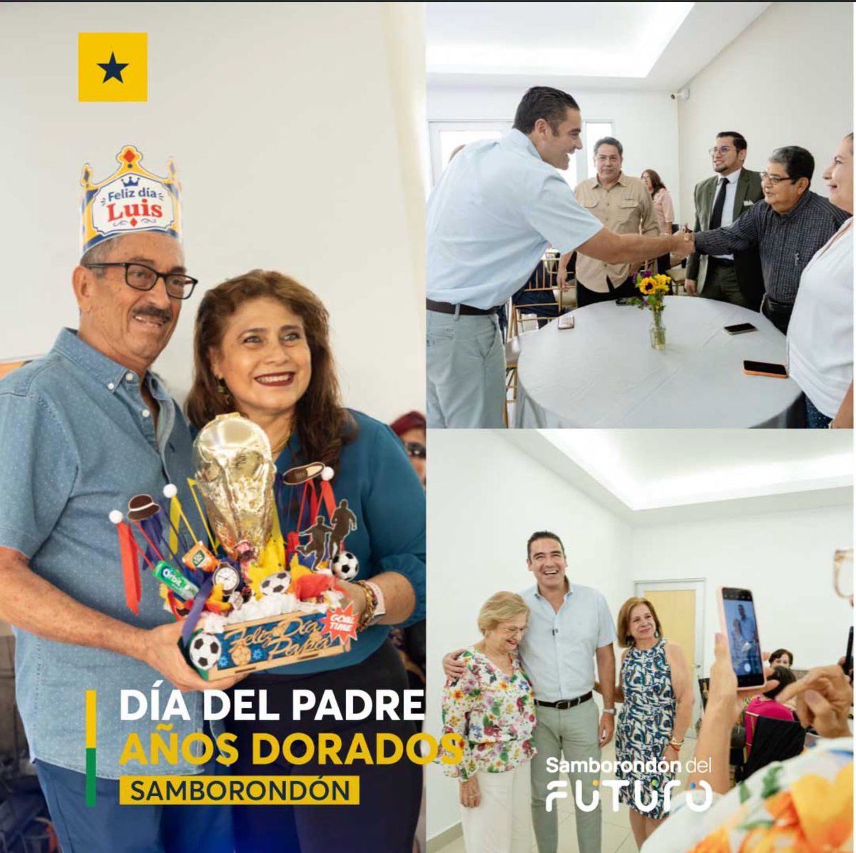 Papás de Años Dorados vivieron un homenaje en Samborondón
