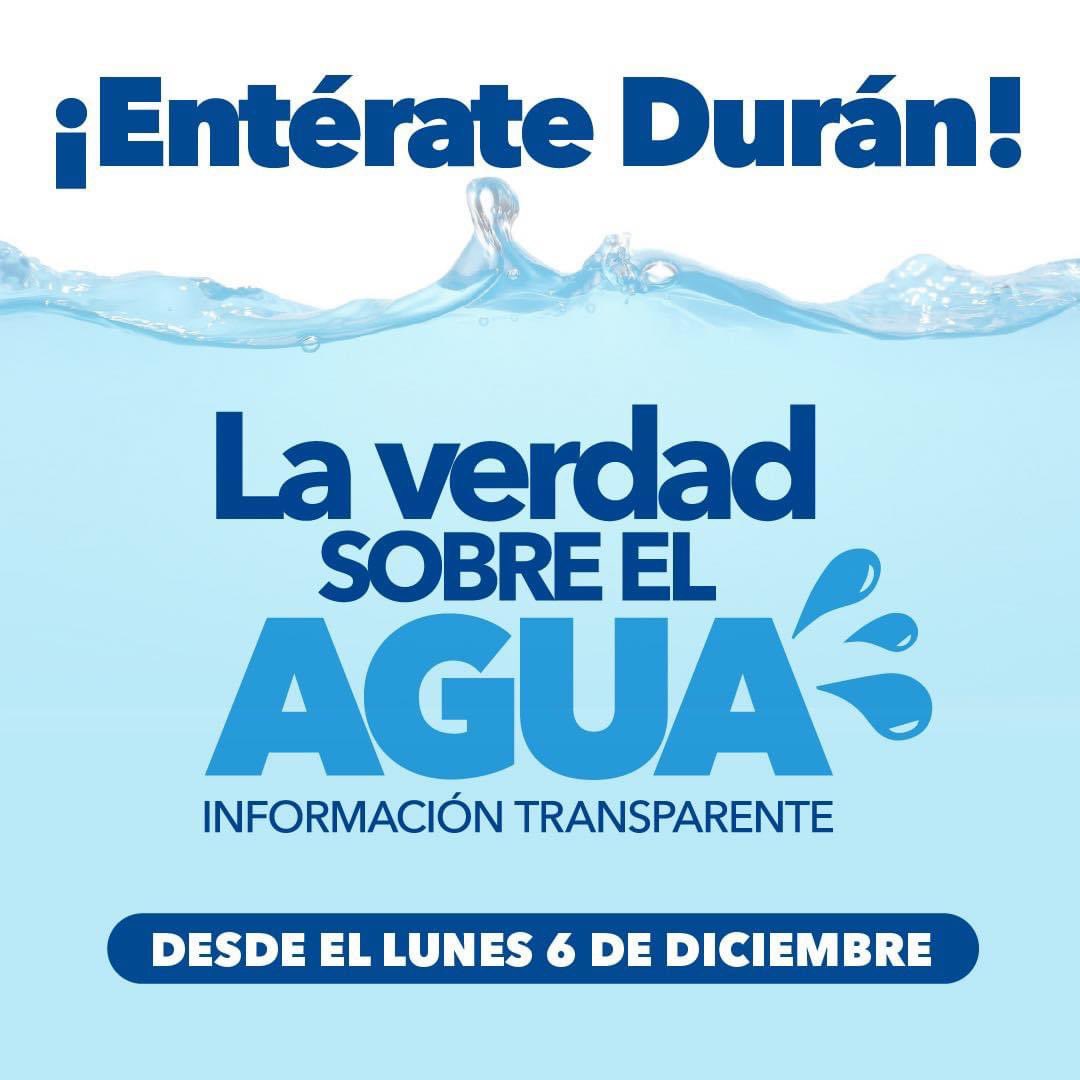 Municipio de Durán cuestiona gestión de pozos y abastecimiento en 2021
