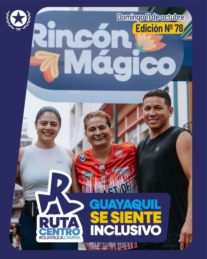 Ruta Centro abre este domingo sus puertas a la inclusión en el centro de Guayaquil