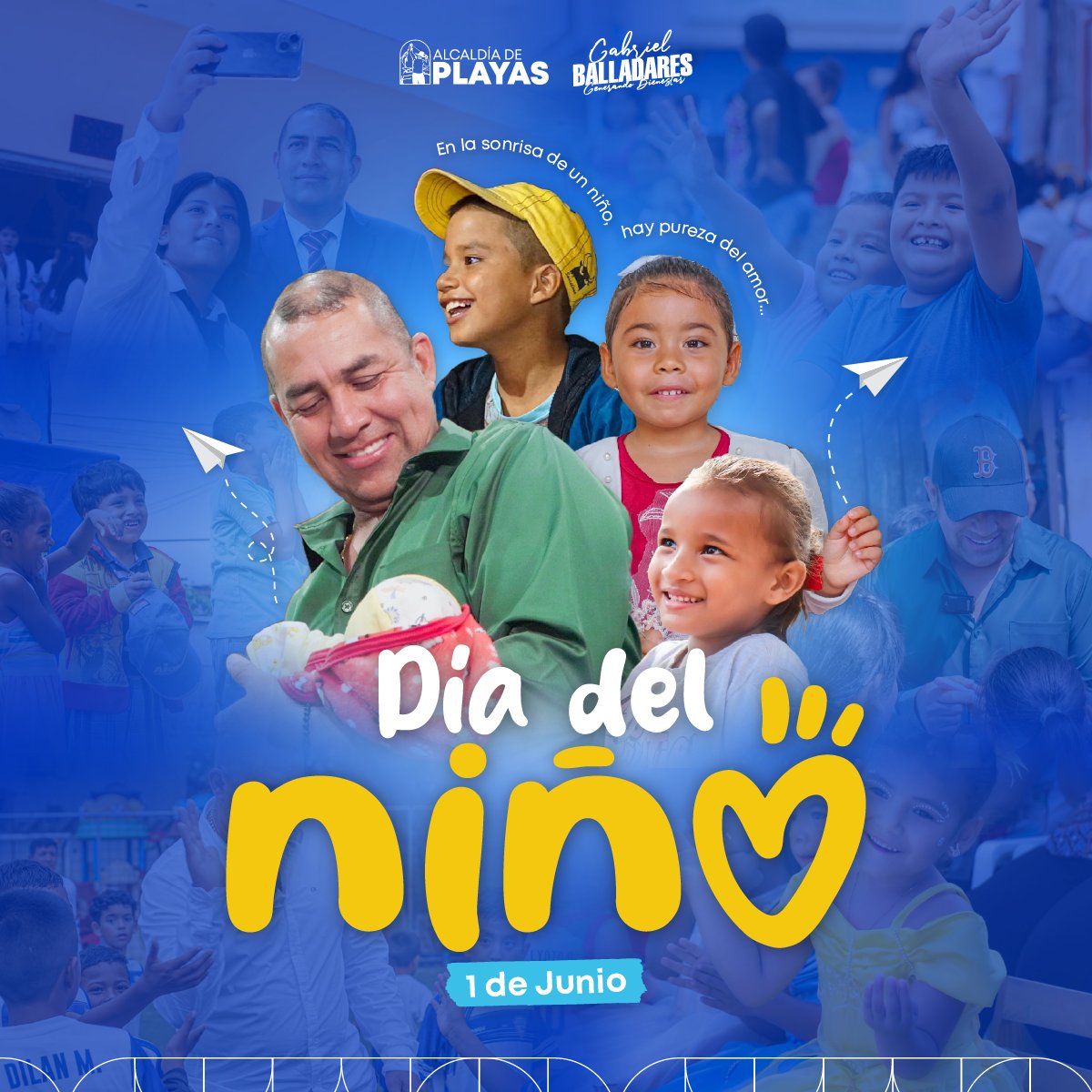 Alcaldía de Playas celebra el Día del Niño con mensaje de esperanza para la infancia