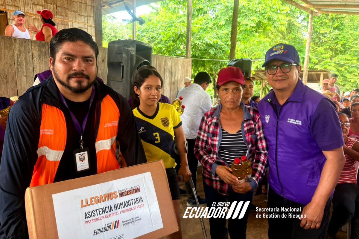 Gobierno Nacional entrega ayuda humanitaria en Balzar tras inundaciones