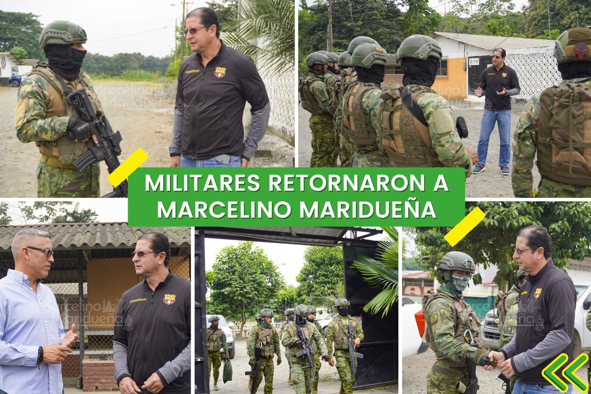 15 militares pernoctaron en Coronel Marcelino Maridueña para reforzar la seguridad