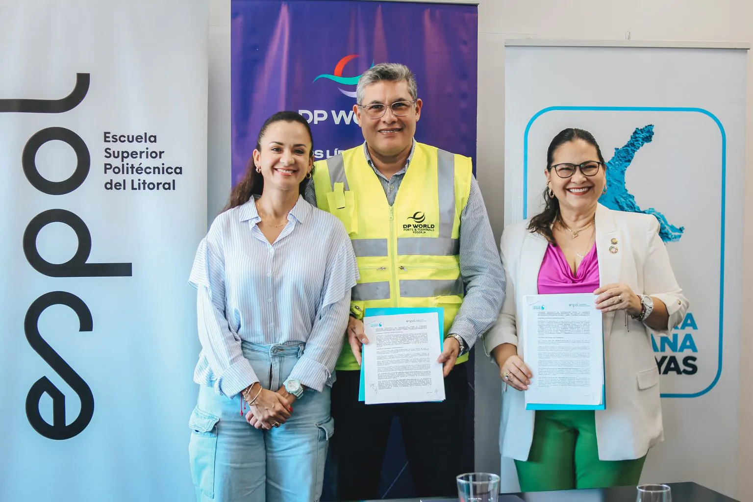 36 jóvenes inician formación técnica en Posorja con apoyo de DP World y Espol