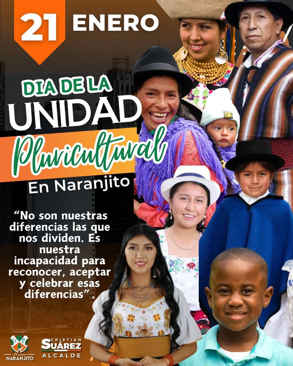Naranjito declara el 21 de enero como Día de la Unidad Pluricultural