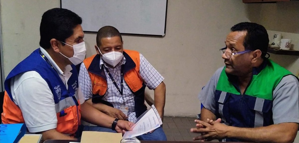 Coordinación técnica para gestión de riesgos hospitalarios en Guayaquil