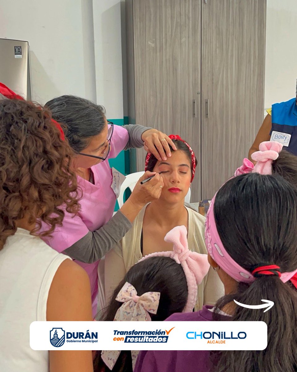 Taller de cosmetología para niñas en La Ferroviaria impulsa creatividad en Durán