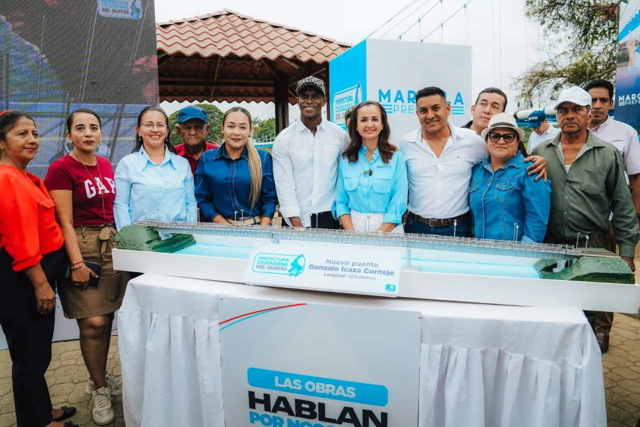 Prefectura entrega planos del nuevo puente Gonzalo Icaza en Magro con inversión de 10 millones