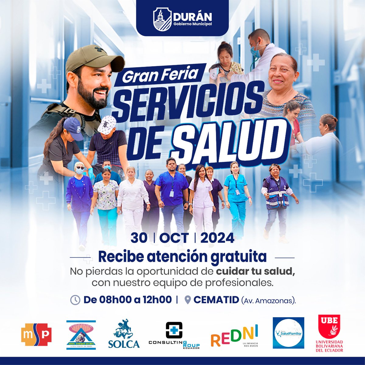 Durán: CEMATID acogerá Gran Feria de Servicios de Salud este 30 de octubre