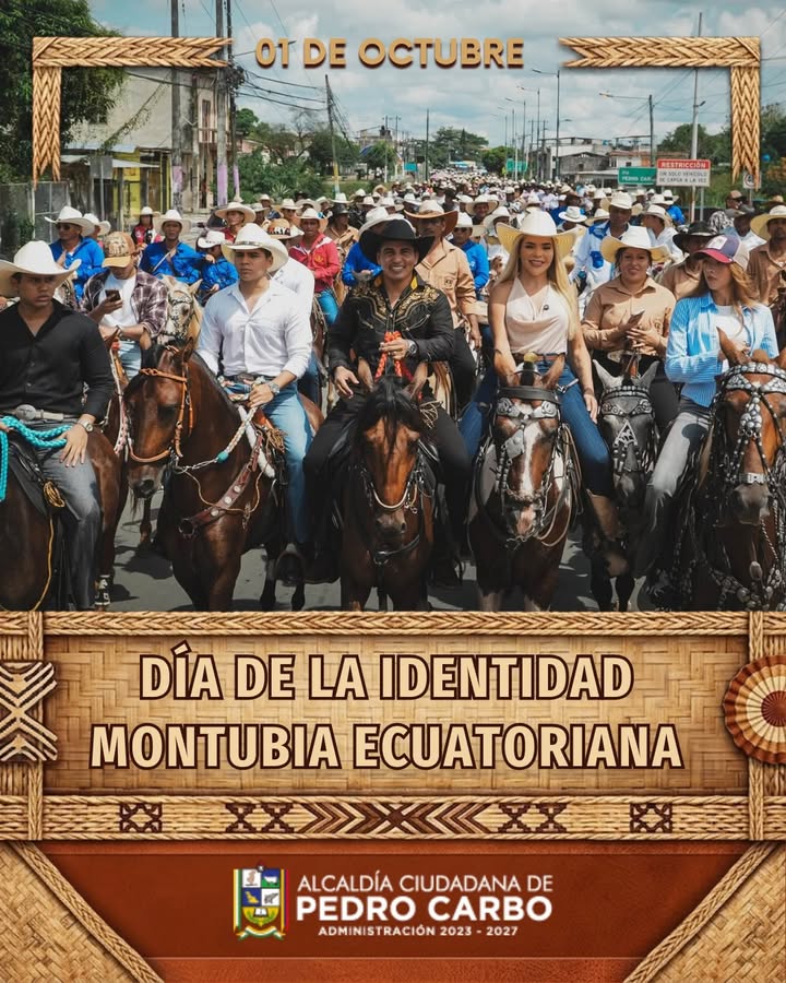 Pedro Carbo celebra el Día de la Identidad Montubia con orgullo y tradición