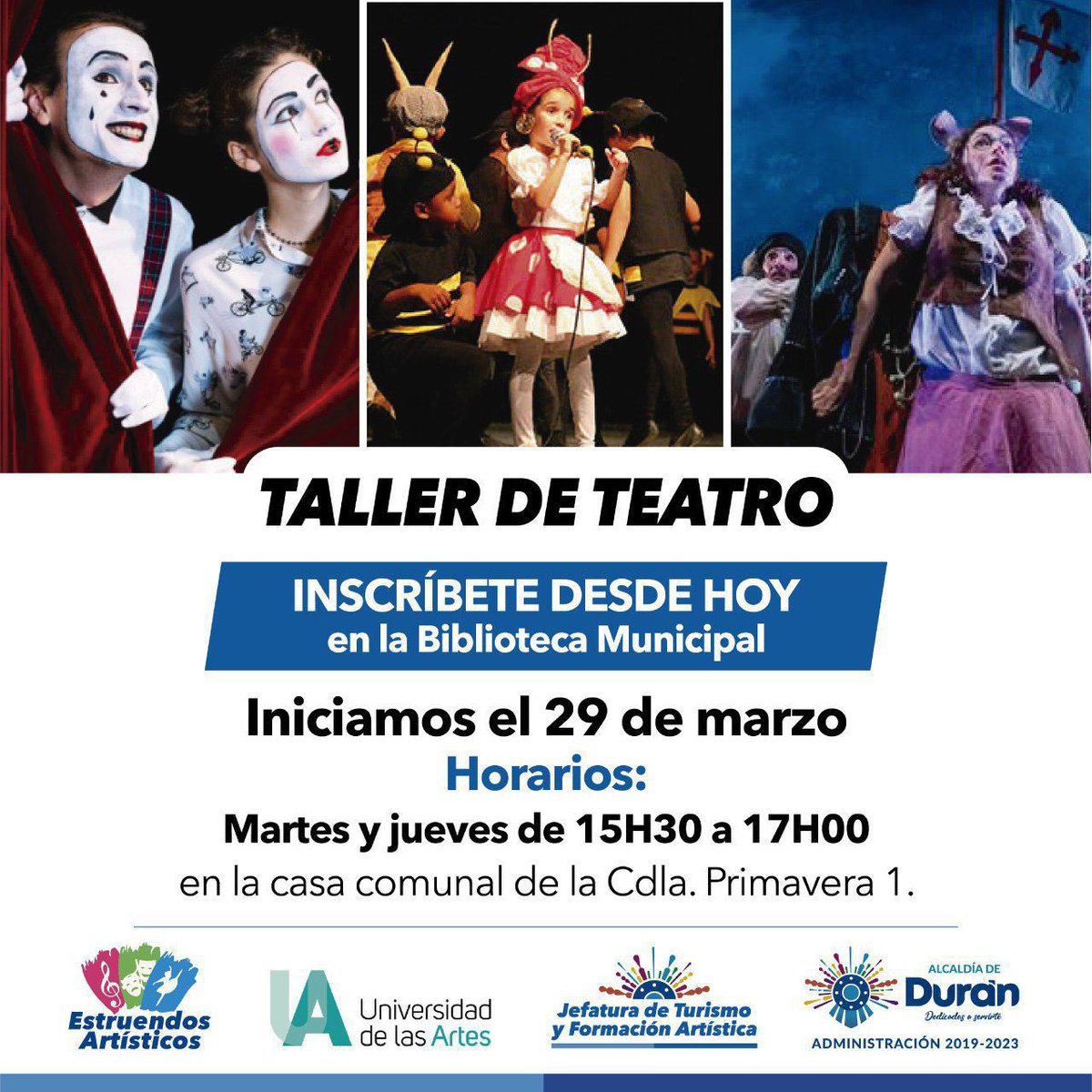 Abren inscripciones en Biblioteca Municipal Rosa Pazmiño para talleres artísticos 2022