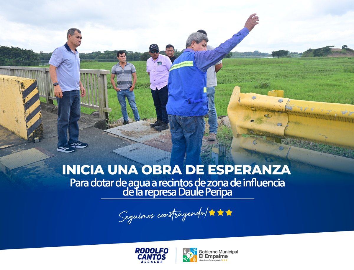 Arranca obra de agua potable para más de 6.000 personas en El Empalme
