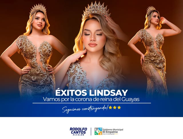 Lindsay Carrera Intriago inicia su camino hacia la Reina del Guayas desde El Empalme