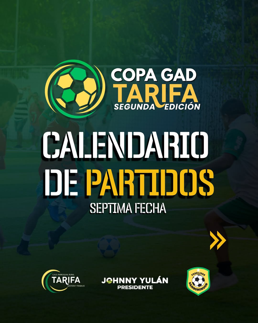 Cronograma oficial de la Copa GAD Tarifa 2026: Horarios y sede para los próximos partidos
