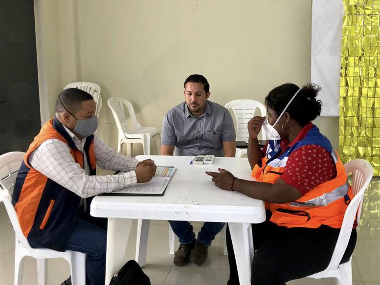 Riesgos Ecuatorianos capacitaron a técnicos de Palestina en marzo
