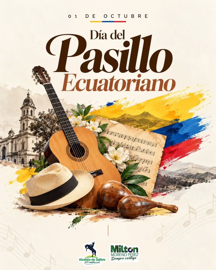 Salitre celebra el 1 de octubre rindiendo homenaje al pasillo ecuatoriano