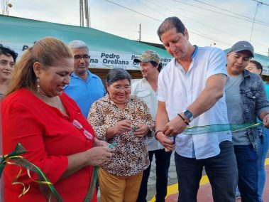 Inauguraron área recreativa en Mariano González, Coronel Marcelino Maridueña