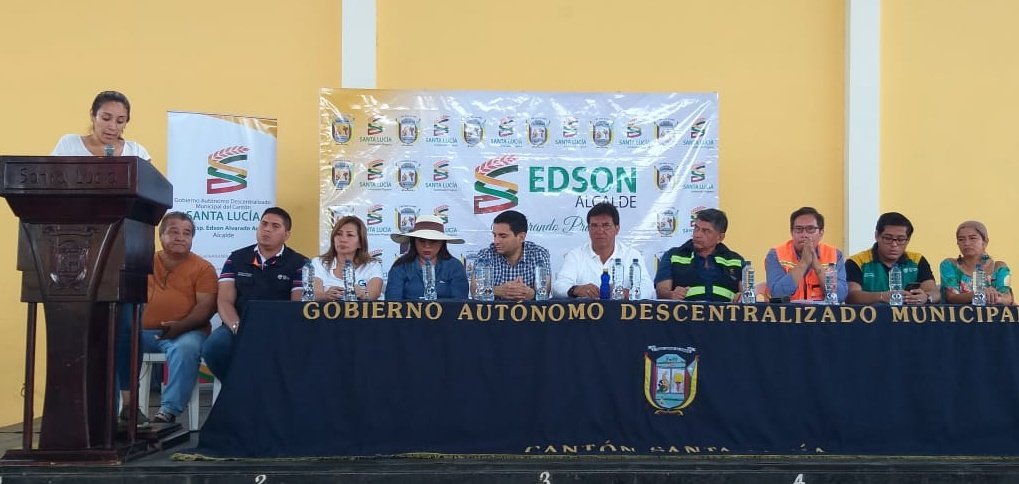 Santa Lucía coordina atención prioritaria ante inundaciones en el Comité de Emergencias