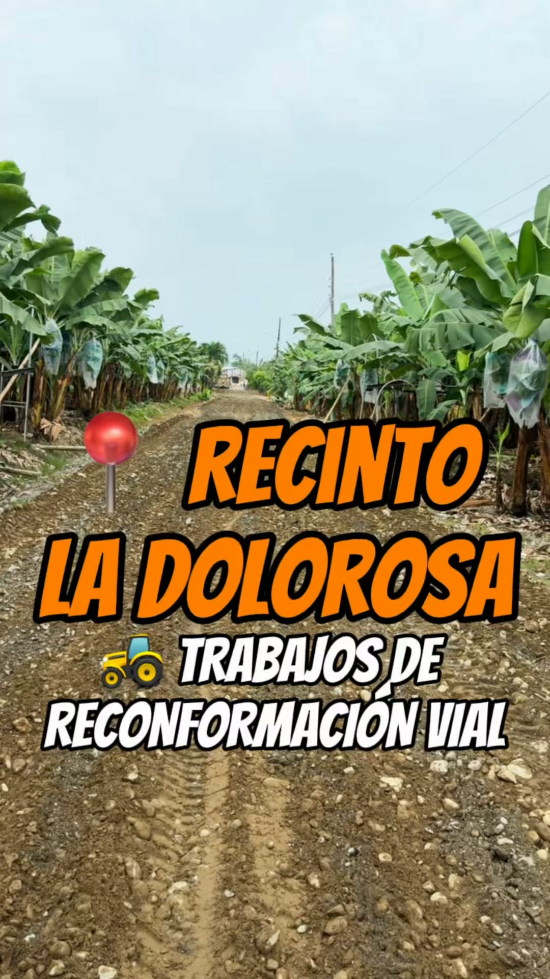Simón Bolívar mantiene obras viales y limpieza en recintos rurales
