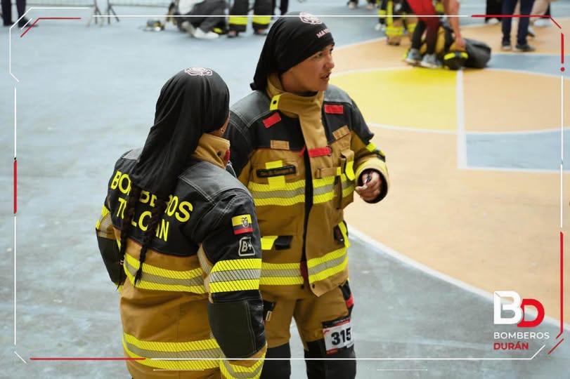 Bomberos de Durán compiten en Baños y refuerzan su preparación para el cantón