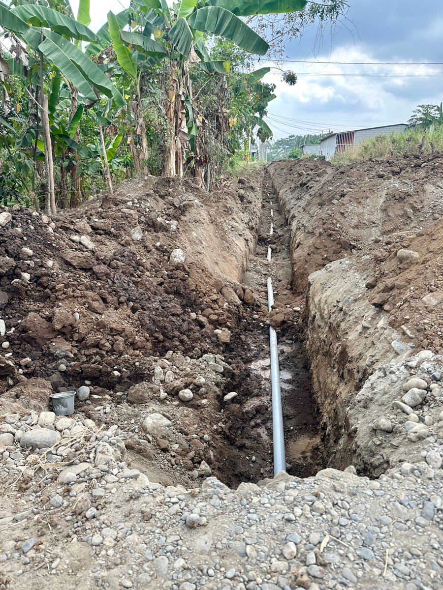 Obras de agua en Lotización Rodrigo benefician a 350 familias en El Empalme