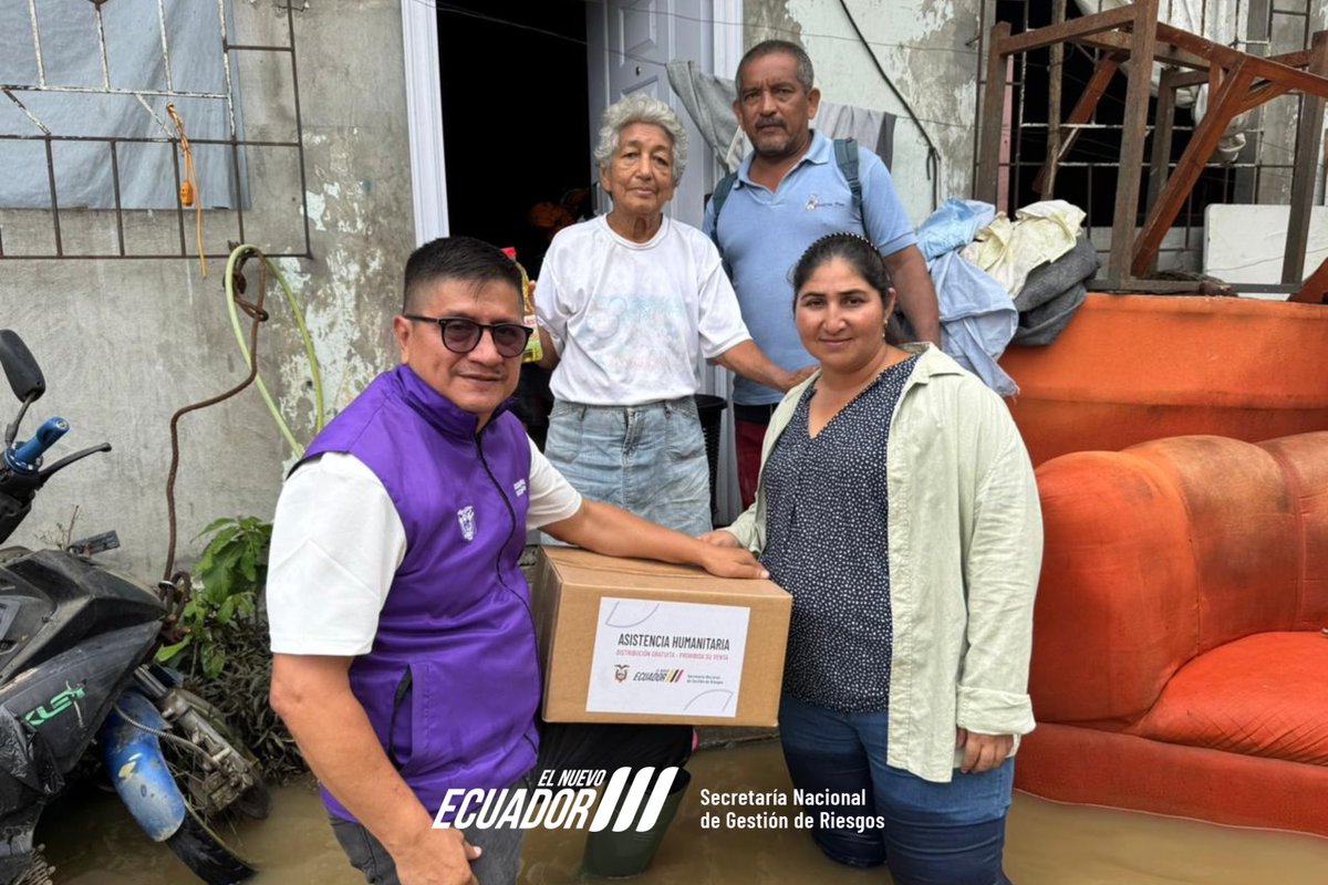 Gobierno Nacional entrega ayuda humanitaria en Jujan tras lluvias