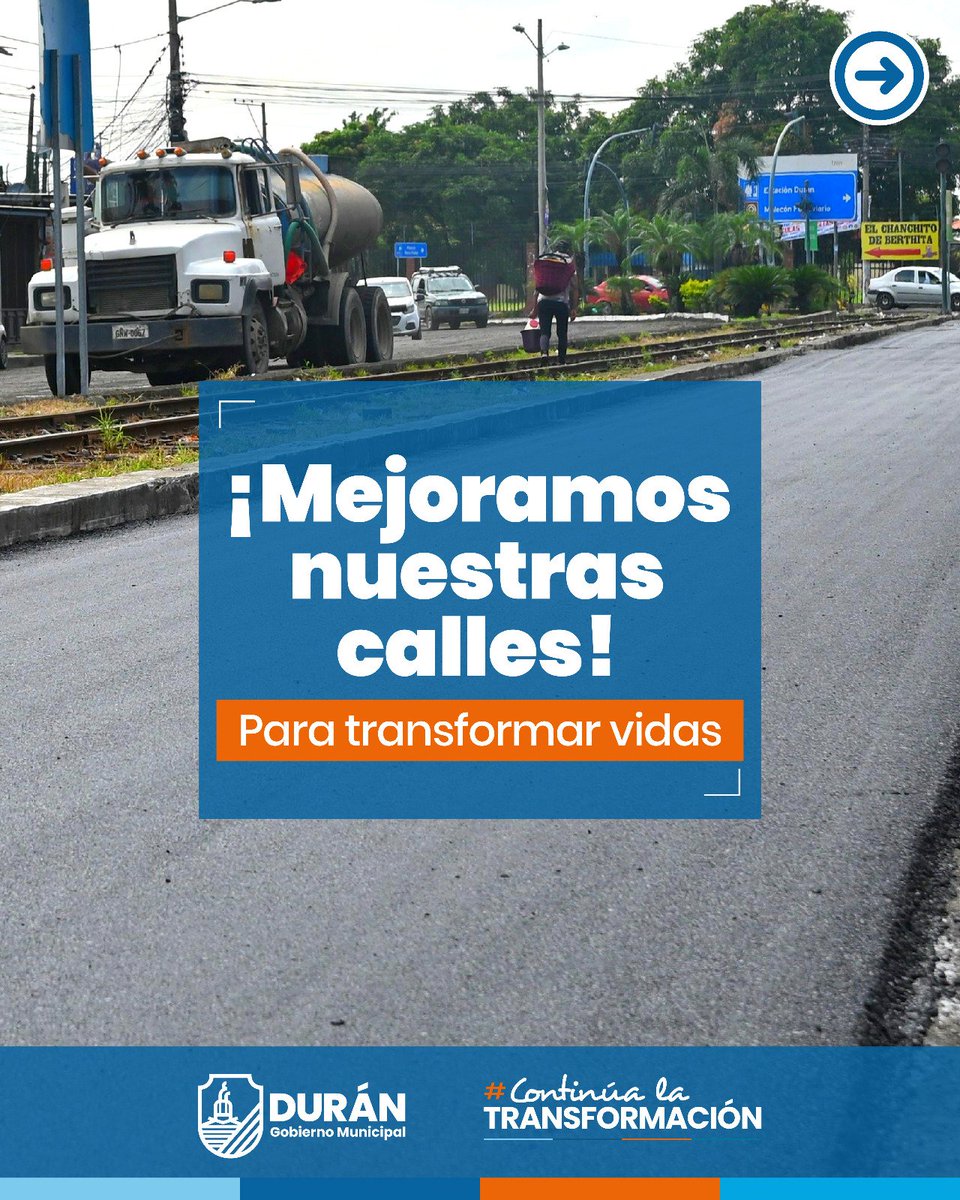 Asfaltado de Av. Ponce Enrique avanza en Durán tras pausa de lluvias