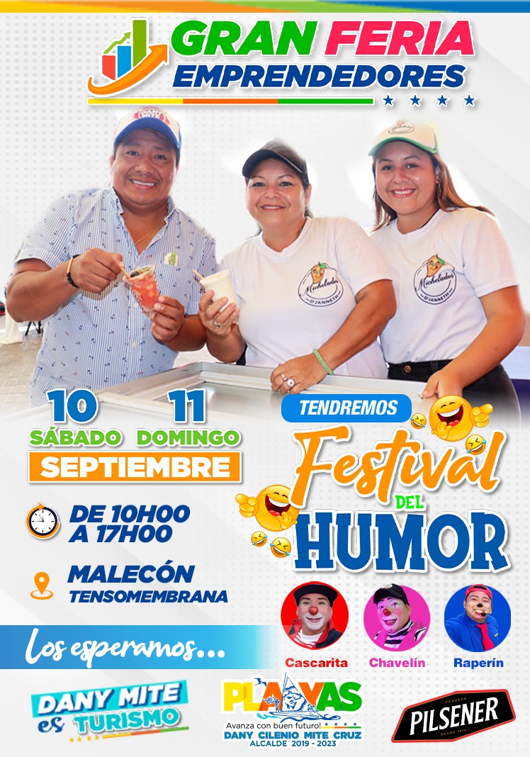 La Alcaldía de Playas abre puertas a emprendedores con feria en el Malecón