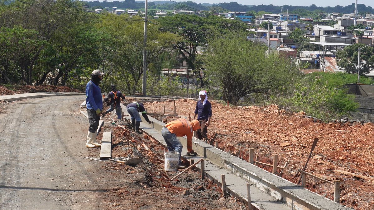 Obras de regeneración urbana en 9,2 hectáreas avanzan en Durán