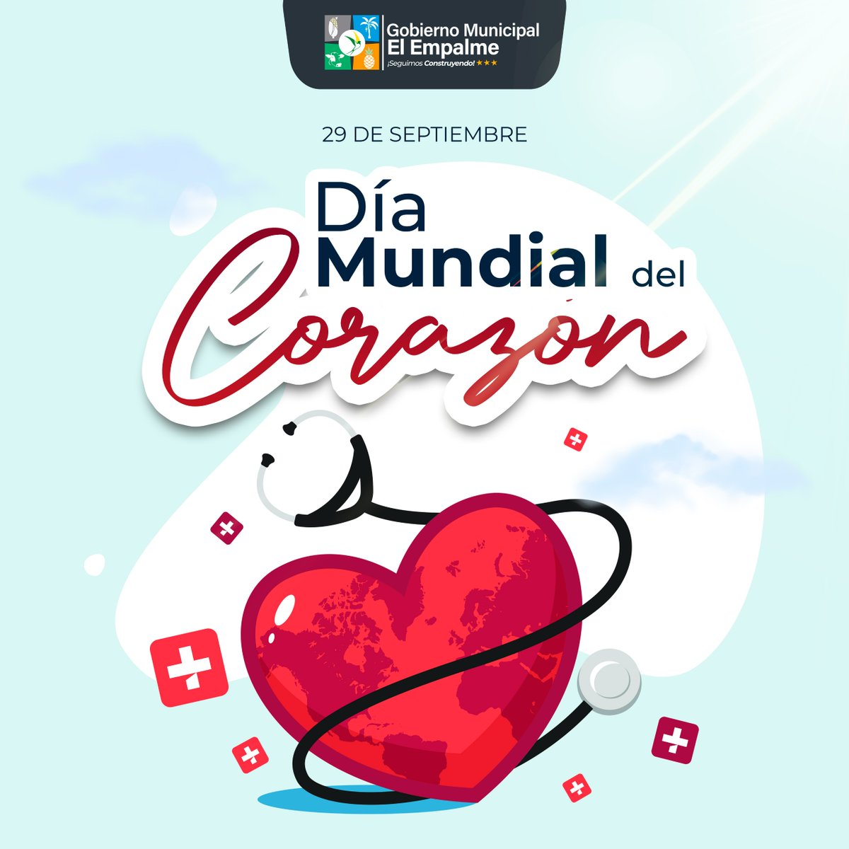 Alcaldía de El Empalme recuerda la importancia del cuidado cardíaco