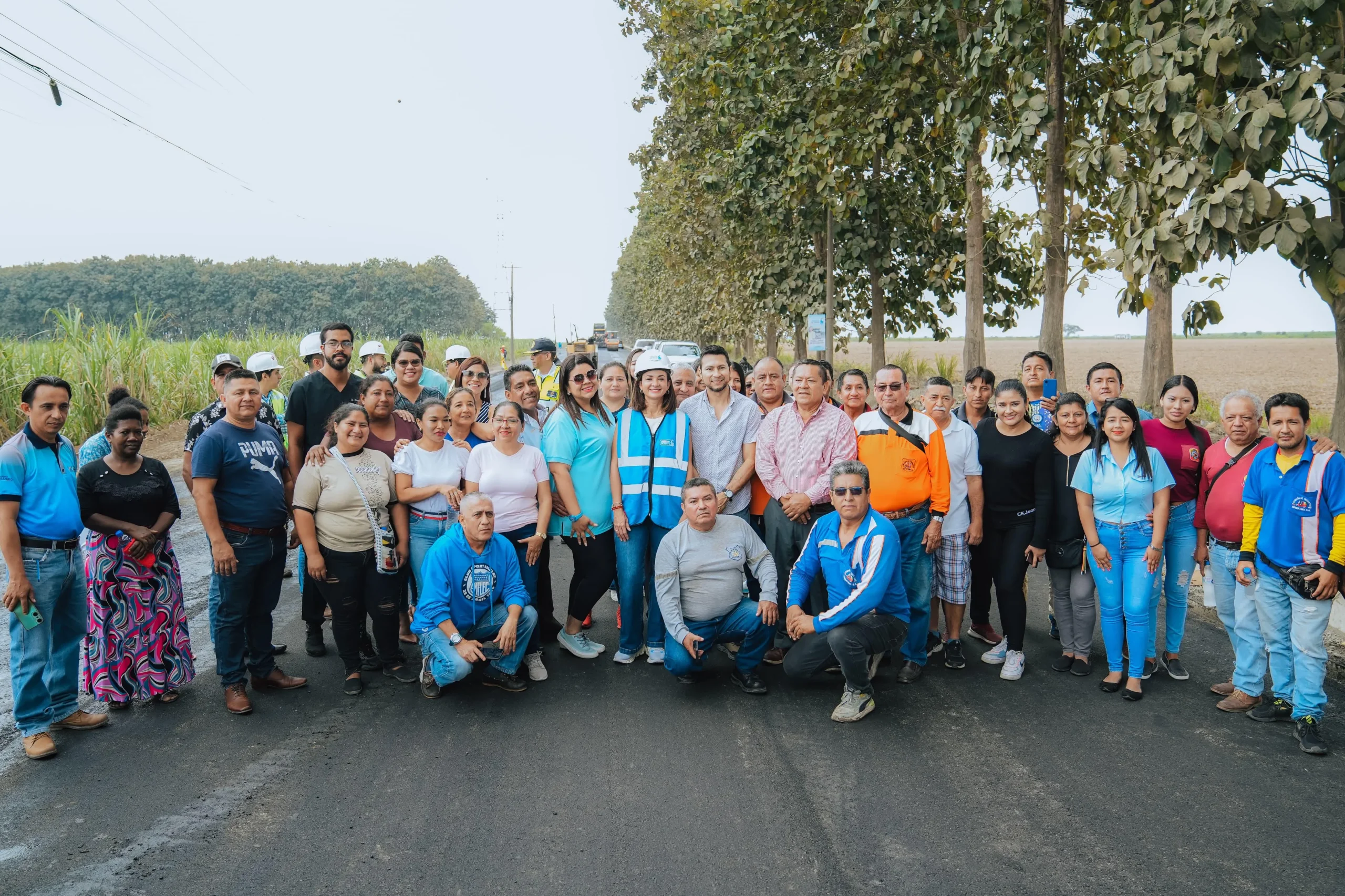 Prefectura del Guayas avanza 60% en rehabilitación de vía Naranjito-Marcelino Maridueña