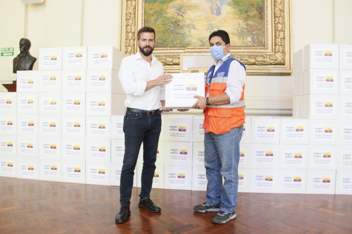 400 kits de alimentos entregados en Guayas tras articulación con el Gobierno de Israel
