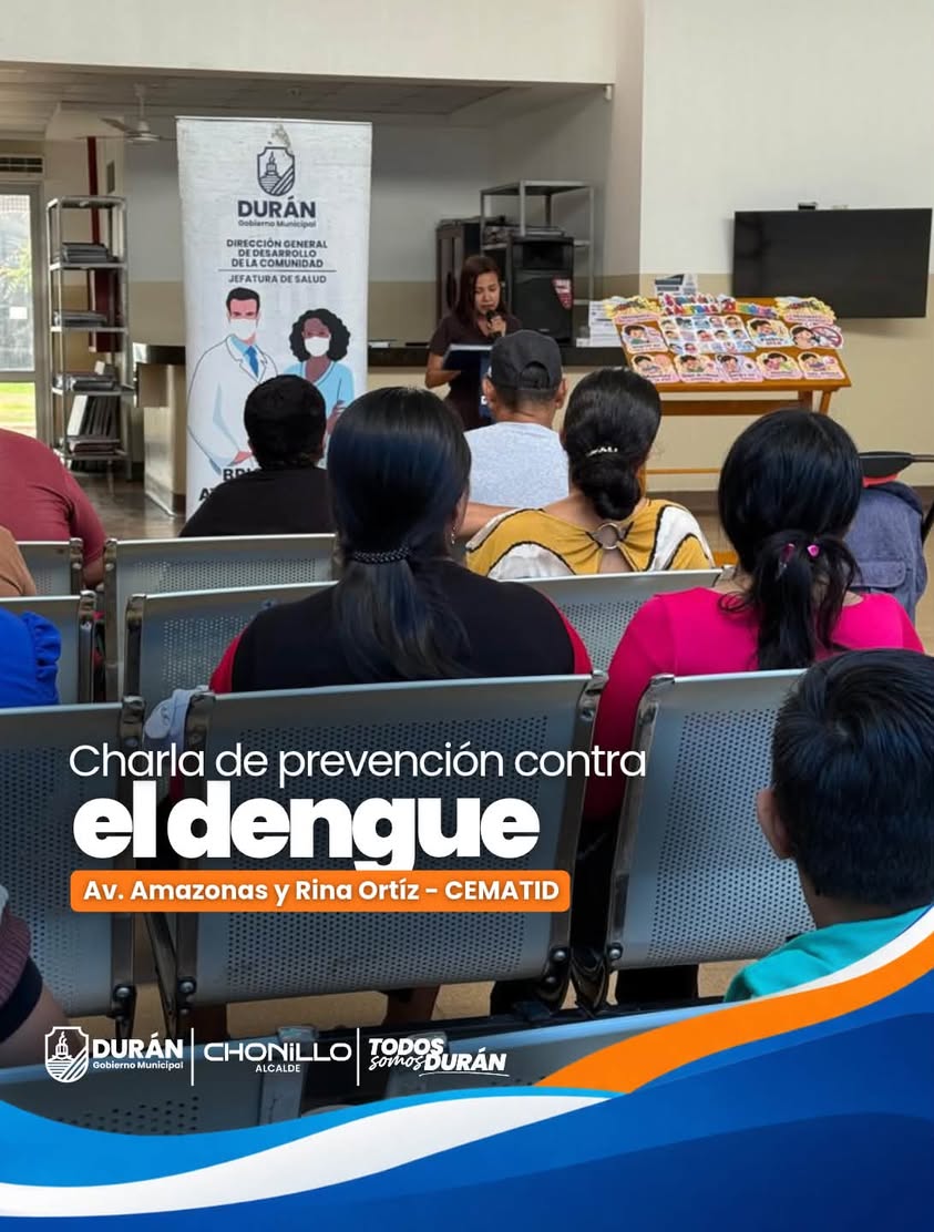 CEMATID Durán dicta charla sobre prevención del dengue ante El Niño
