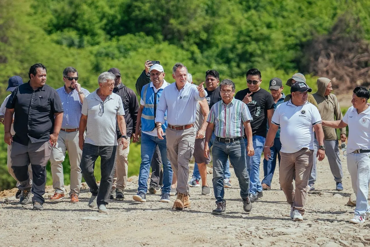 Vía Engabao-Puerto Engabao avanza al 40% y beneficiará a 41 mil personas en Playas