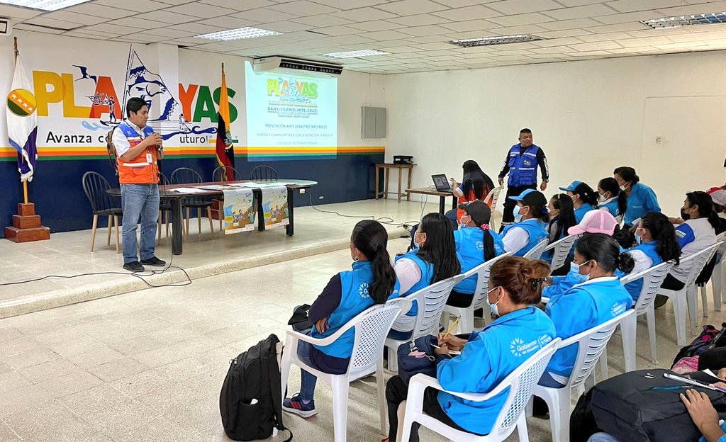 Riesgos Ec socializó rutas de evacuación por tsunami en Guayaquil
