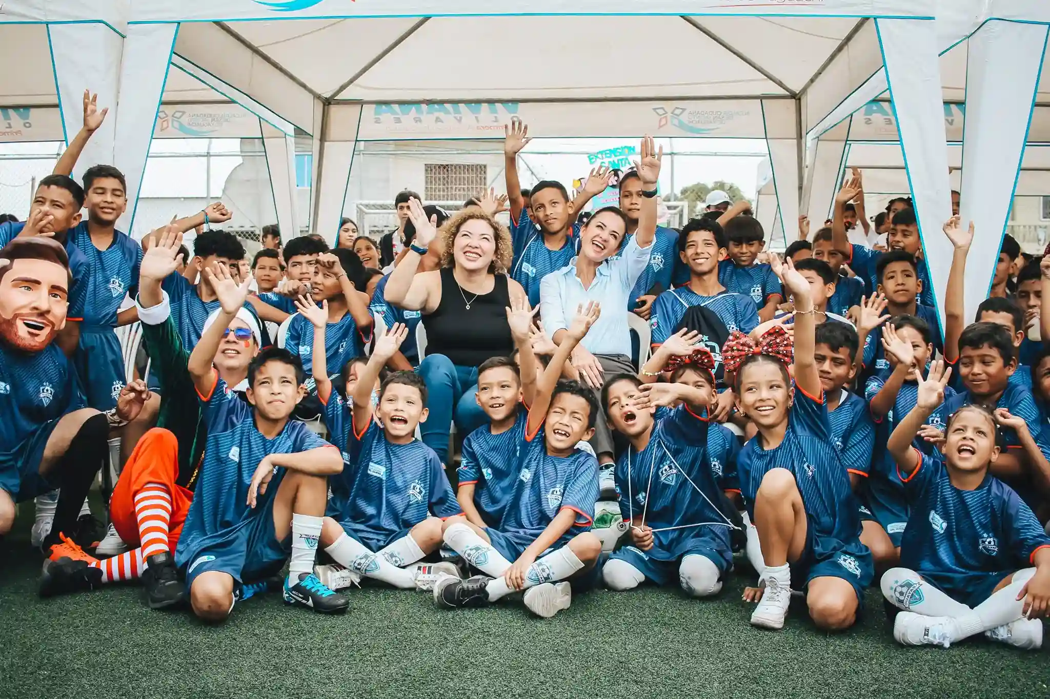 Inauguraron Escuela de Fútbol #18 en Virgen de Fátima, Yaguachi