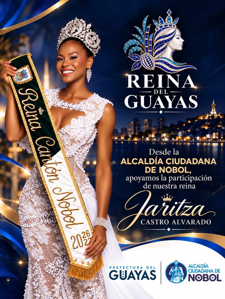 Alcaldía de Nobol respalda a Jaritza Castro en Reina del Guayas