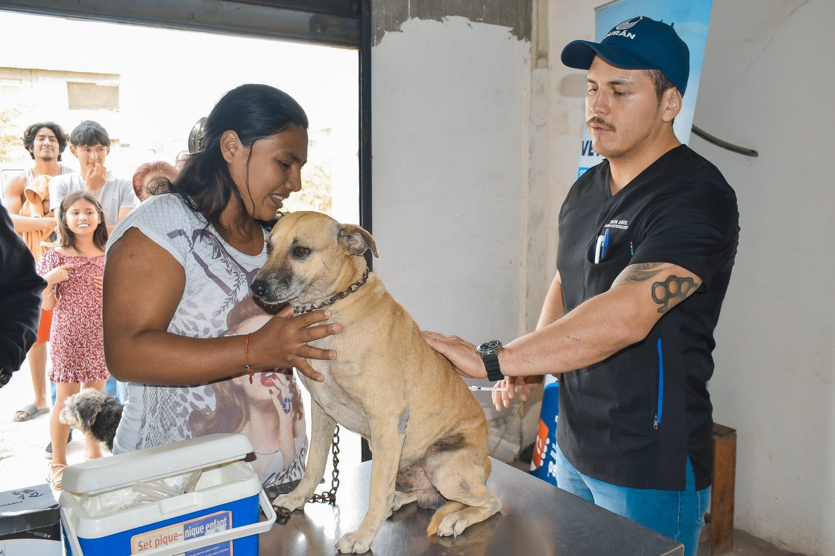 Brigada veterinaria del GAD Durán atendió a 60 mascotas en Coop. María Luisa