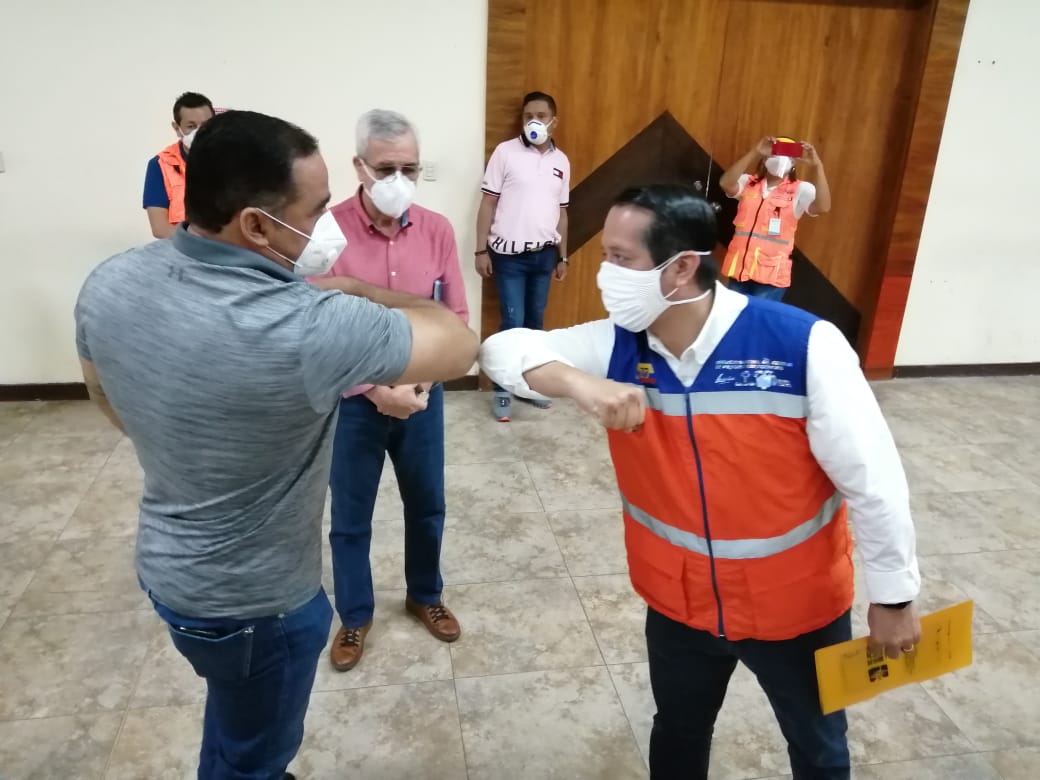 Director de Riesgos se reunió con el alcalde de Durán para apoyo en semaforización