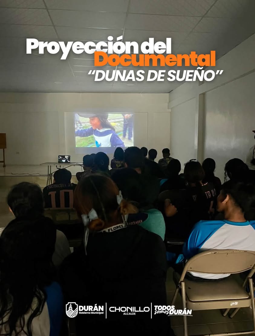 Biblioteca Municipal de Durán proyecta documental 'Dunas de Sueño' para acercar al cine a la cultura local