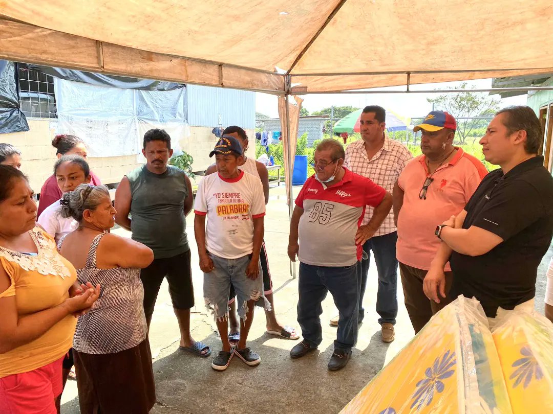 Alcaldía de Santa Lucía entregó ayuda humanitaria en el Albergue Municipal Santa Rosa