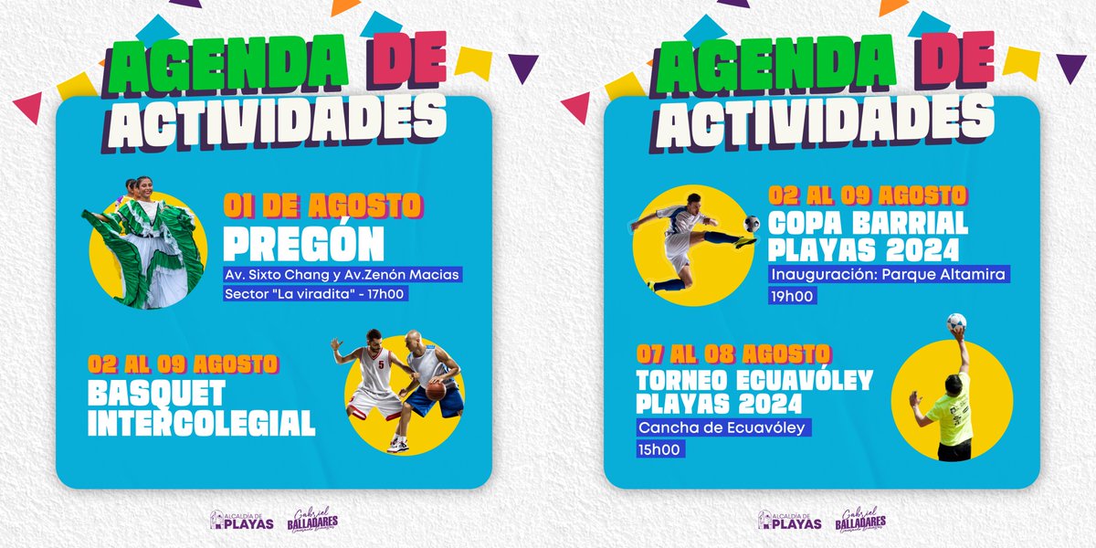 Alcaldía de Playas presenta agenda para celebrar 35 años de cantonización