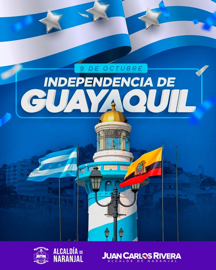 Naranjal conmemora el 9 de Octubre con el espíritu de independencia guayaquileña